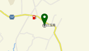 三玉郵便局の地図画像