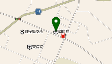岡原郵便局の地図画像