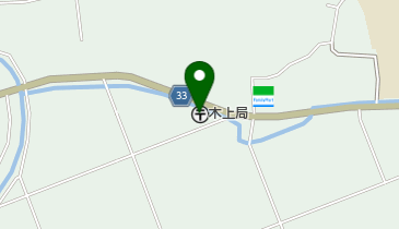 木上郵便局の地図画像
