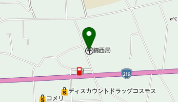 錦西郵便局の地図画像