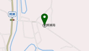 鰐瀬郵便局の地図画像