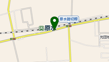 菊陽原水郵便局の地図画像