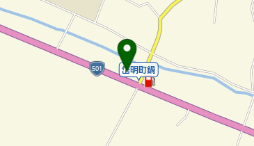 鍋郵便局の地図画像