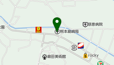 熊本島崎郵便局の地図画像