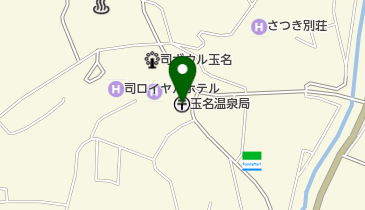 玉名温泉郵便局の地図画像