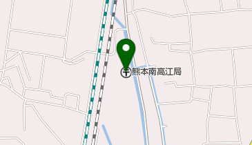 熊本南高江郵便局の地図画像