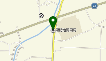 黒肥地簡易郵便局の地図画像