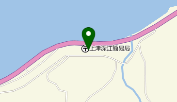 上津深江簡易郵便局の地図画像