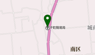 千町簡易郵便局の地図画像
