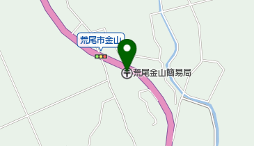 荒尾金山簡易郵便局の地図画像