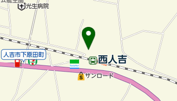 西人吉駅前簡易郵便局の地図画像