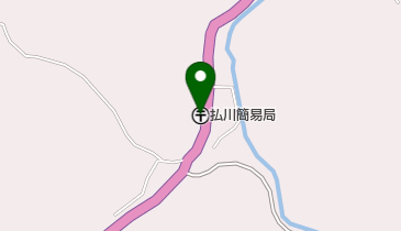 払川簡易郵便局の地図画像