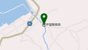 平国簡易郵便局の地図画像