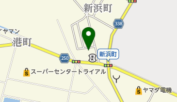 新浜簡易郵便局の地図画像