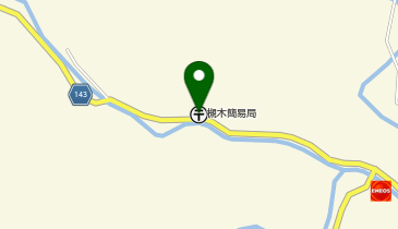 槻木簡易郵便局の地図画像