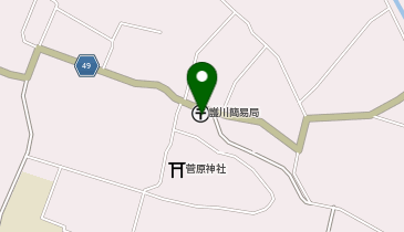 護川簡易郵便局の地図画像