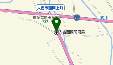 人吉西間簡易郵便局の地図画像