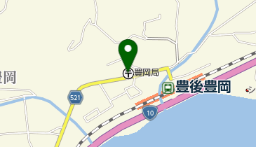 豊岡郵便局の地図画像