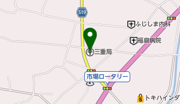 三重郵便局の地図画像