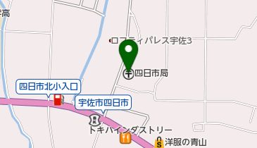 四日市郵便局の地図画像