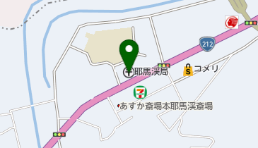 耶馬渓郵便局の地図画像