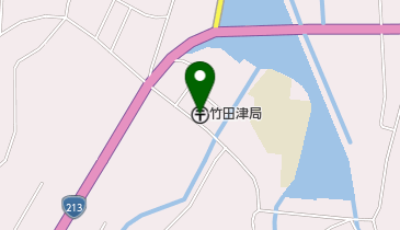 竹田津郵便局の地図画像