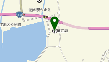 蒲江郵便局の地図画像