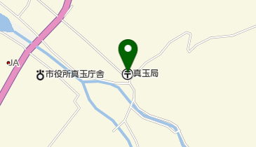 真玉郵便局の地図画像