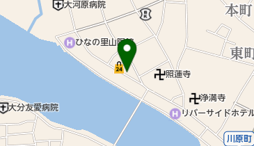 日田隈町郵便局の地図画像