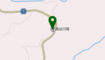 長谷川郵便局の地図画像