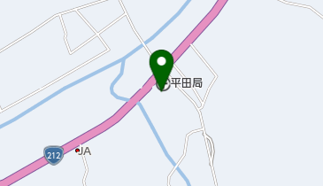 平田郵便局の地図画像