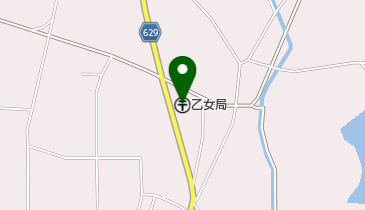 乙女郵便局の地図画像