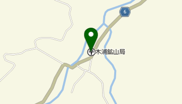 木浦鉱山郵便局の地図画像