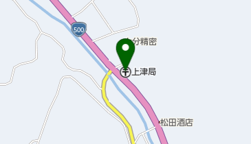 上津郵便局の地図画像