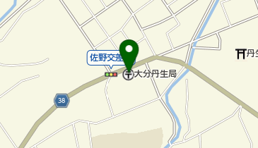 大分丹生郵便局の地図画像