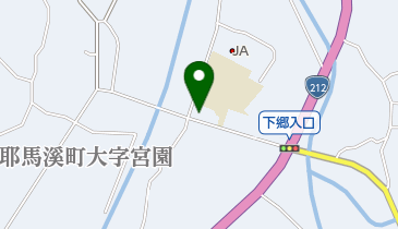 下郷郵便局の地図画像