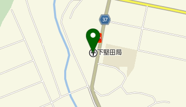 下堅田郵便局の地図画像