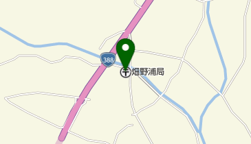 畑野浦郵便局の地図画像