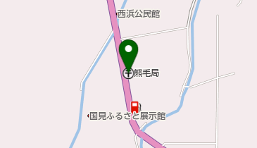 熊毛郵便局の地図画像