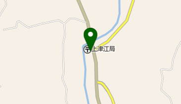 上津江郵便局の地図画像