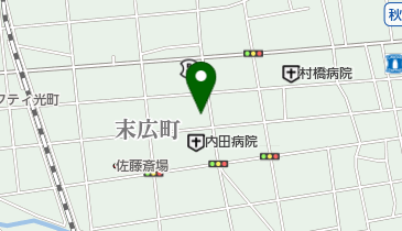 別府末広郵便局の地図画像