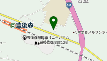 玖珠郵便局の地図画像