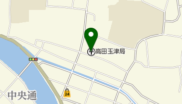 高田玉津郵便局の地図画像