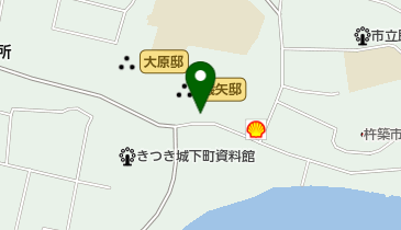 杵築本町郵便局の地図画像