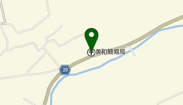 美和簡易郵便局の地図画像