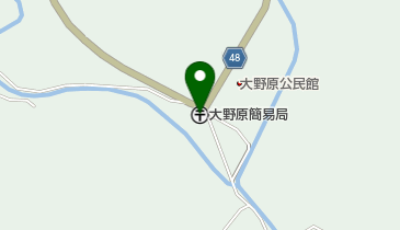 大野原簡易郵便局の地図画像