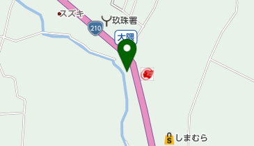 玖珠大隈簡易郵便局の地図画像