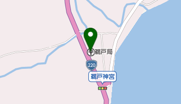 鵜戸郵便局の地図画像