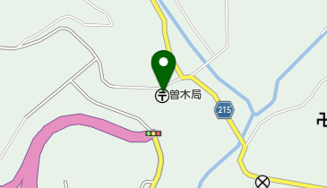 曽木郵便局の地図画像
