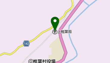 上椎葉郵便局の地図画像